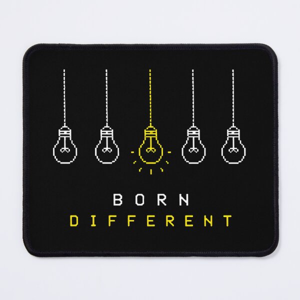 Item preview, Born Different Glowing Light Bulb designed and sold by greysingco.