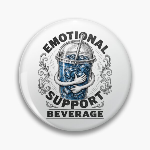 Item preview, CULTURE Emotional Support Beverage — Funny Iced Coffee Hug  designed and sold by Uglyandcute.