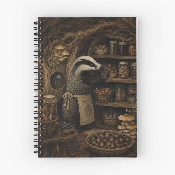 Item preview, Root Cellar Keeper - Woodland Badger designed and sold by bapupa.
