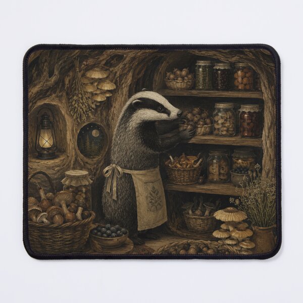 Item preview, Root Cellar Keeper - Woodland Badger designed and sold by bapupa.