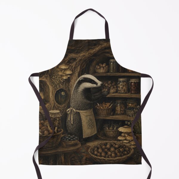 Item preview, Root Cellar Keeper - Woodland Badger designed and sold by bapupa.