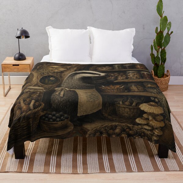 Item preview, Root Cellar Keeper - Woodland Badger designed and sold by bapupa.