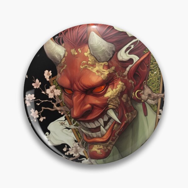 Item preview, Crimson Oni Among Sakura designed and sold by SquareSign.