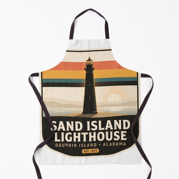 Item preview, Sand Island Lighthouse Dauphin Island Alabama designed and sold by DetourDgn.