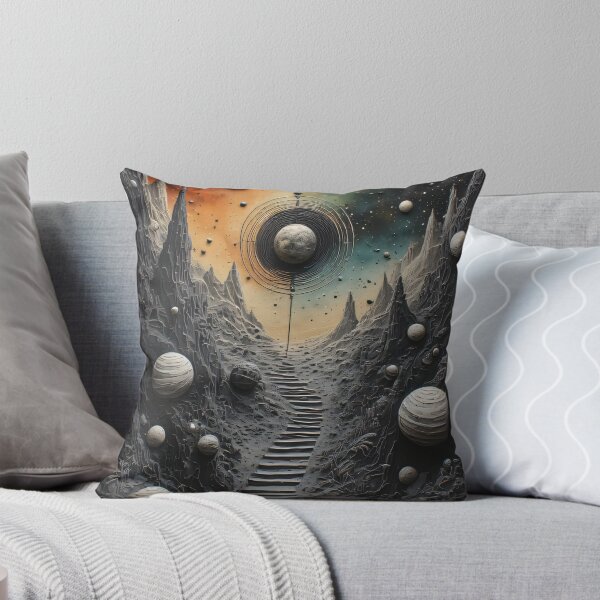 Item preview, A cosmic journey through a surreal rocky landscape designed and sold by Mianku | Für das Leben.