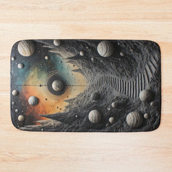 Item preview, A cosmic journey through a surreal rocky landscape designed and sold by Mianku | Für das Leben.
