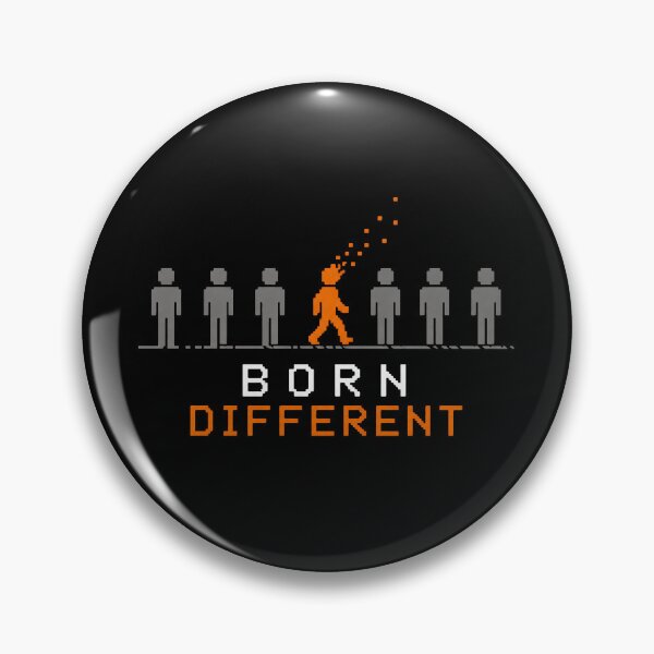 Item preview, Born Different Pixel Man Walking designed and sold by greysingco.
