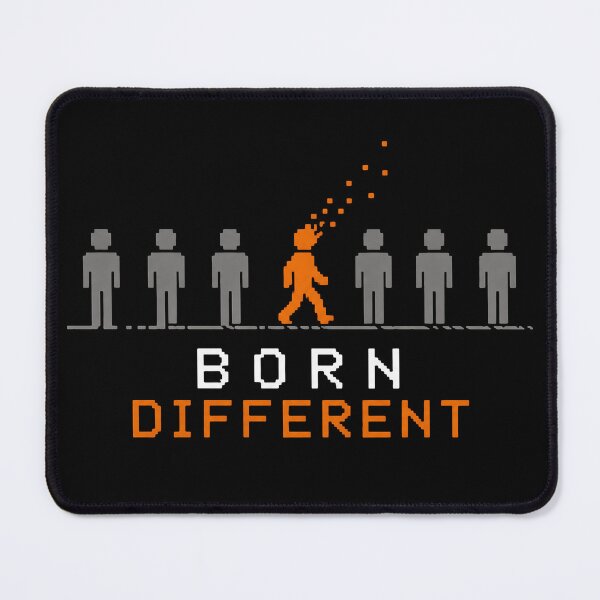 Item preview, Born Different Pixel Man Walking designed and sold by greysingco.