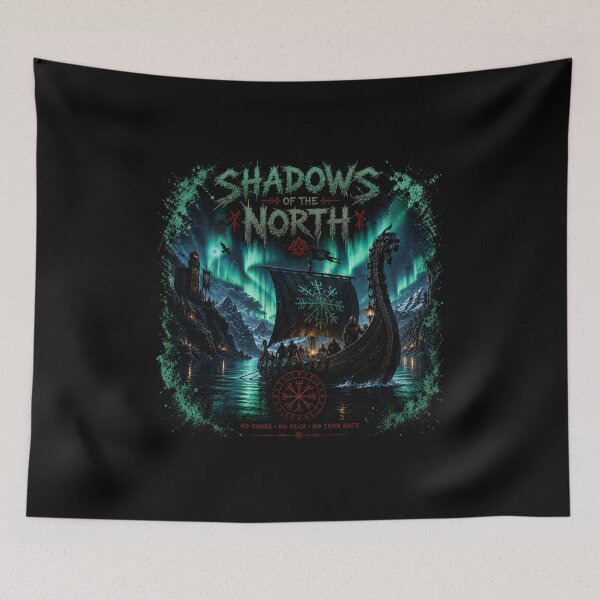 Item preview, Shadow of the North – Viking Longship | Norse Warrior designed and sold by Bizon2910.