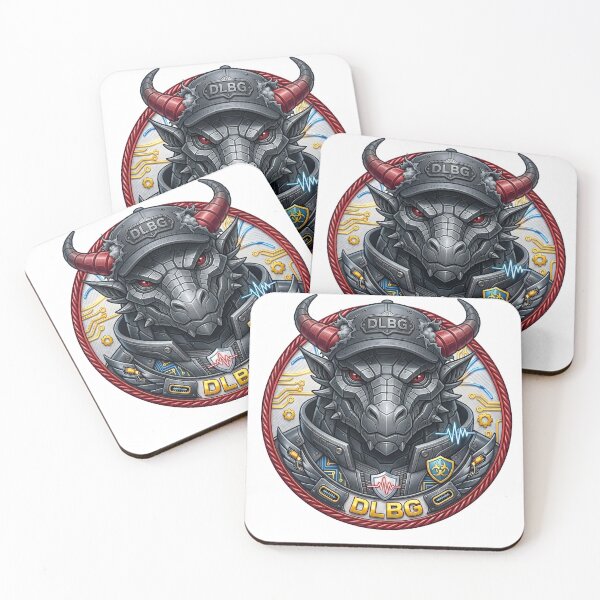 Item preview, Cybernetic Dragon Badge – Techno Beast by DLBG designed and sold by DLBG-STORE.