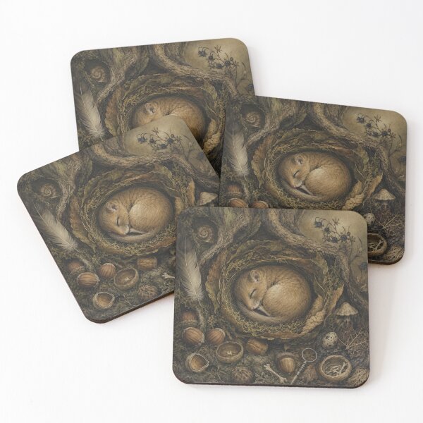 Item preview, Hazelnut Nook - Woodland Dormouse designed and sold by bapupa.