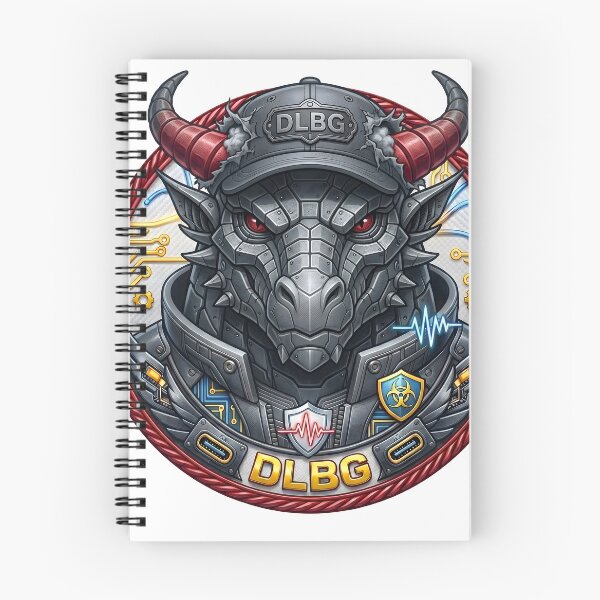 Item preview, Cybernetic Dragon Badge – Techno Beast by DLBG designed and sold by DLBG-STORE.