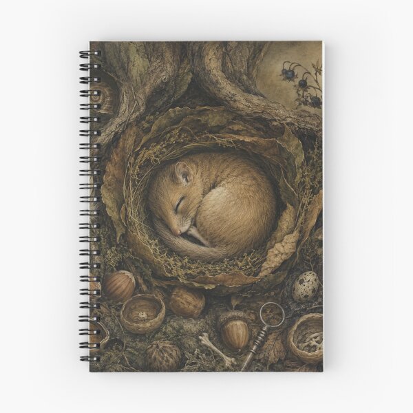 Item preview, Hazelnut Nook - Woodland Dormouse designed and sold by bapupa.