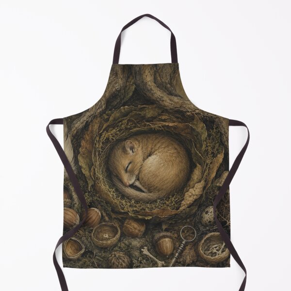 Item preview, Hazelnut Nook - Woodland Dormouse designed and sold by bapupa.