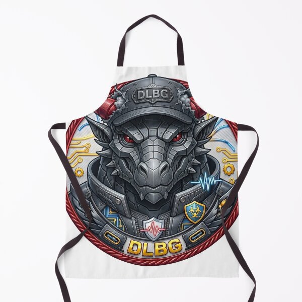 Item preview, Cybernetic Dragon Badge – Techno Beast by DLBG designed and sold by DLBG-STORE.