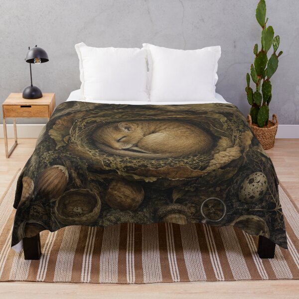 Item preview, Hazelnut Nook - Woodland Dormouse designed and sold by bapupa.