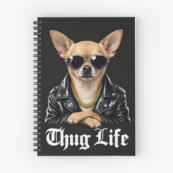 Item preview, Cool Chihuahua – “Thug Life” Funny Dog Art designed and sold by Luna & Cleo Creative.