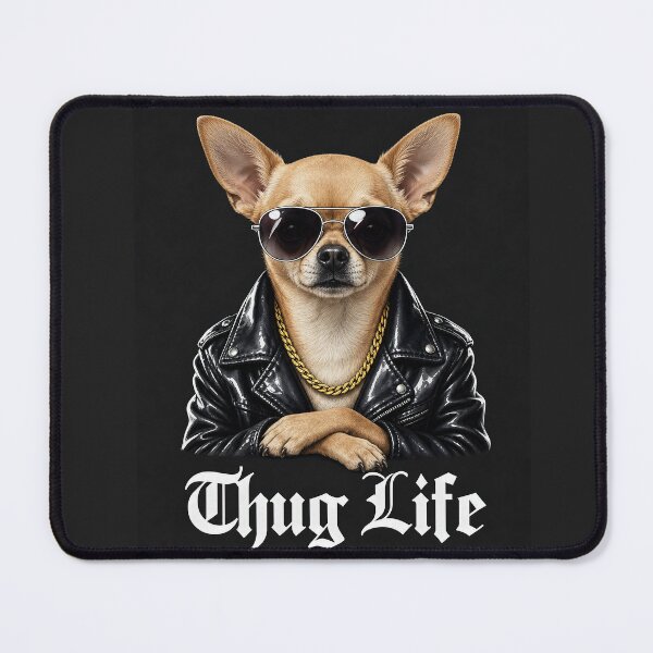 Item preview, Cool Chihuahua – “Thug Life” Funny Dog Art designed and sold by Luna & Cleo Creative.
