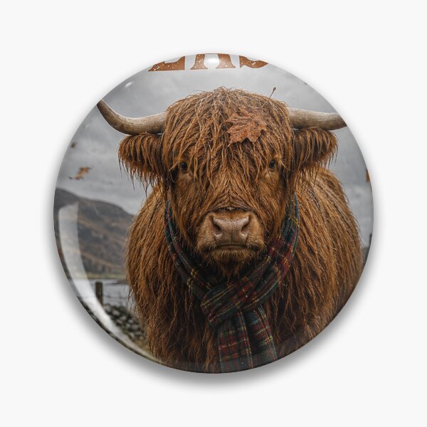 Item preview, Highland cow in autumn designed and sold by Sartawsky.