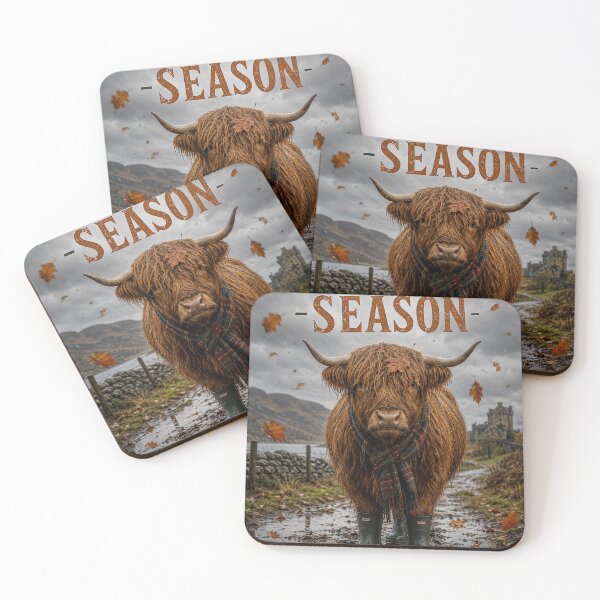 Item preview, Highland cow in autumn designed and sold by Sartawsky.