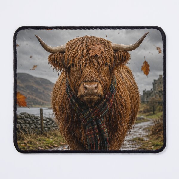 Item preview, Highland cow in autumn designed and sold by Sartawsky.