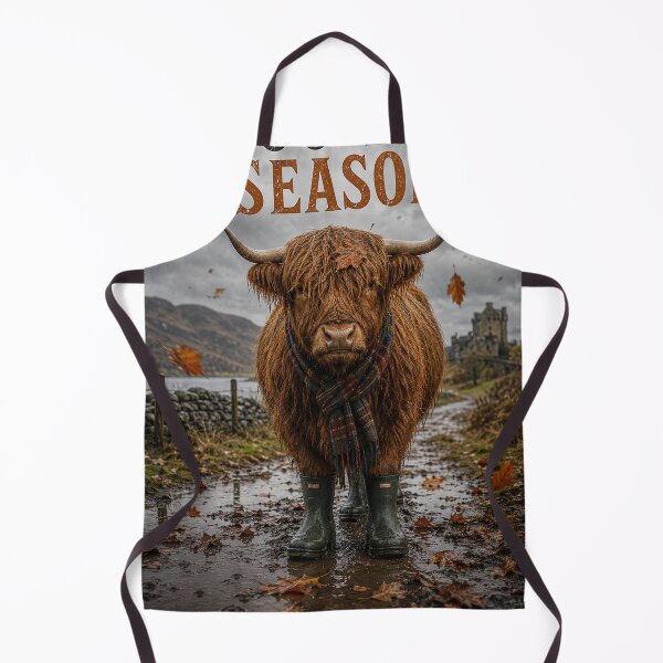 Item preview, Highland cow in autumn designed and sold by Sartawsky.