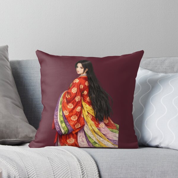 Item preview, Elegant Heian Beauty Looking Back – Traditional Japanese Court Lady in Junihitoe designed and sold by Kurekou Lab.