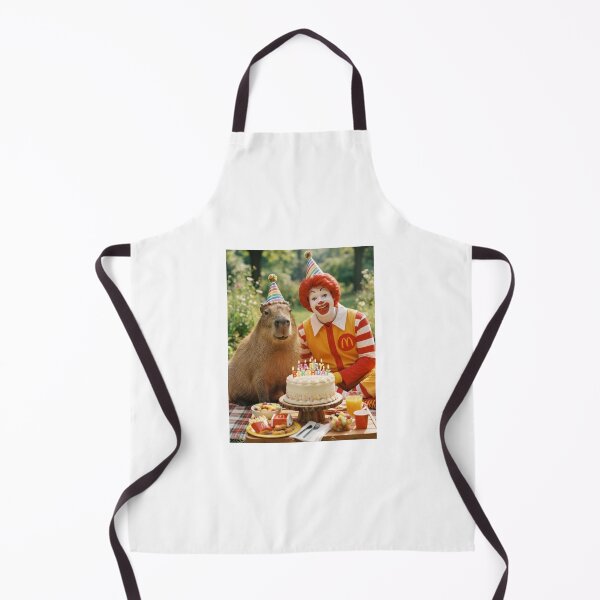 Item preview, Ronald mcdonald capybara picnic capybaras animal pet nature meme memes funny parody christmas birthday  designed and sold by CheeseBlueprint.