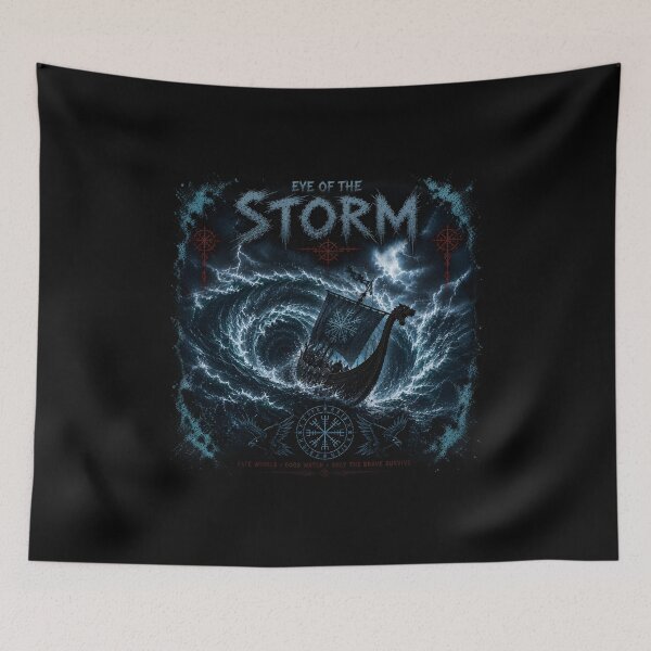 Item preview, Storm of the North – Viking Longship in the Maelstrom designed and sold by Bizon2910.