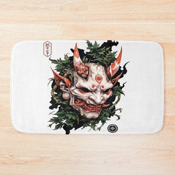 Item preview, Ivory Oni Mask and Forest Vines designed and sold by SquareSign.