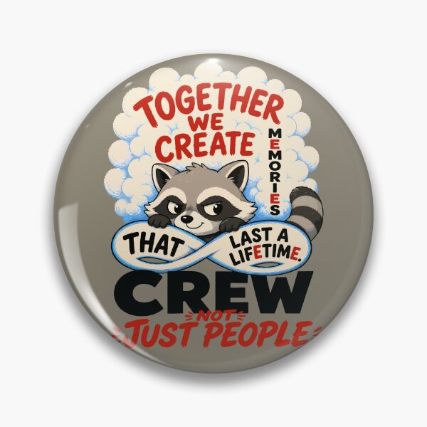 Item preview, Cute Raccoon Crew Together Art Print designed and sold by Nadiename.