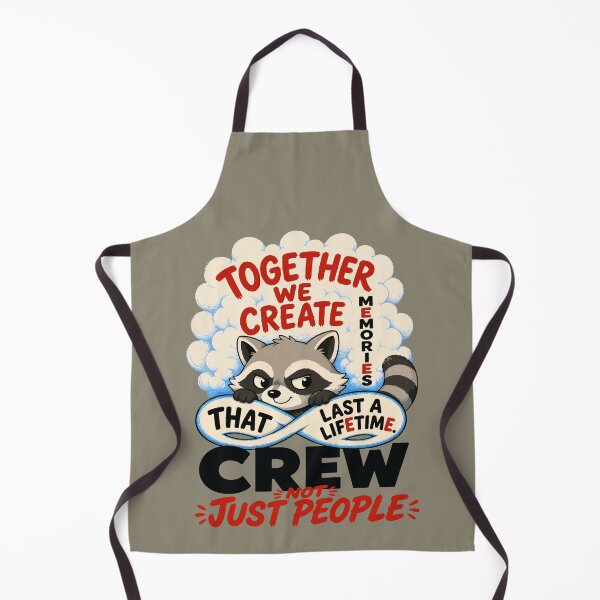Item preview, Cute Raccoon Crew Together Art Print designed and sold by Nadiename.