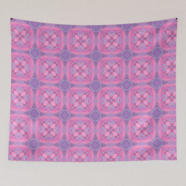 Item preview, Pink Purple Alcohol Ink Geometric Pattern designed and sold by SweetLilith.