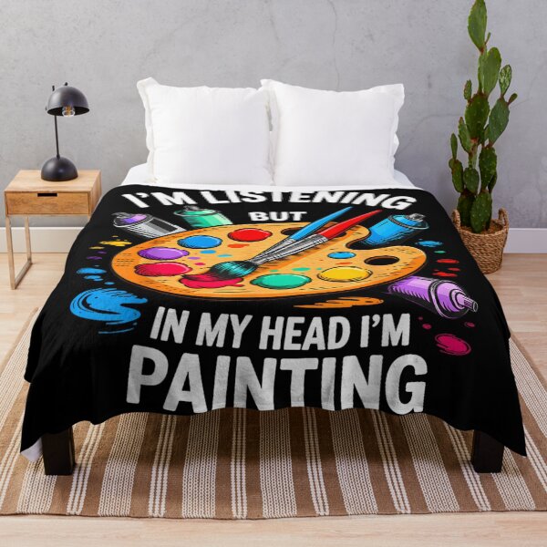 Item preview, Funny Art Teacher Humor In My Head I Am Painting Gift For Painters designed and sold by Phil Ben.