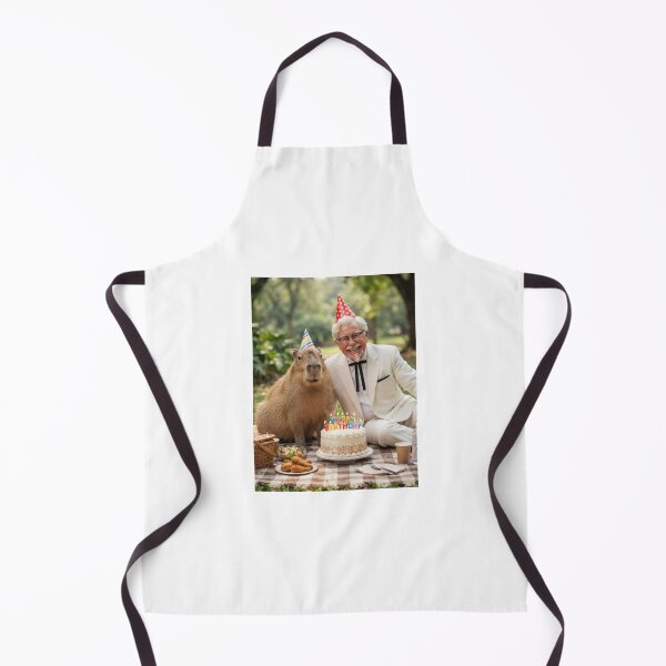 Item preview, Colonel sanders kfc capybara picnic capybaras animal pet nature meme memes funny parody christmas birthday  designed and sold by CheeseBlueprint.