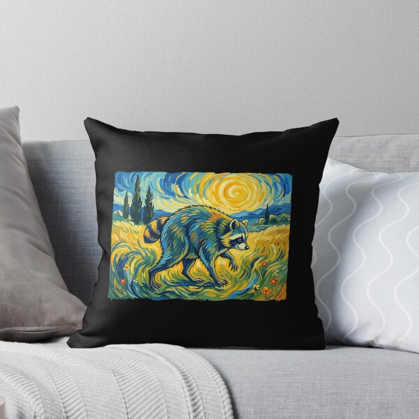 Item preview, Van Gogh Jimothy Raccoon Animal Art designed and sold by MOHAMED AKKAR.