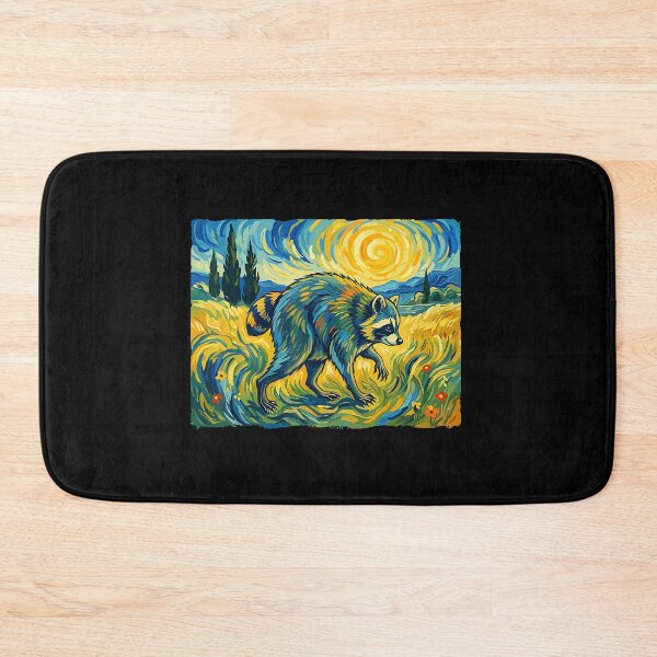 Item preview, Van Gogh Jimothy Raccoon Animal Art designed and sold by MOHAMED AKKAR.