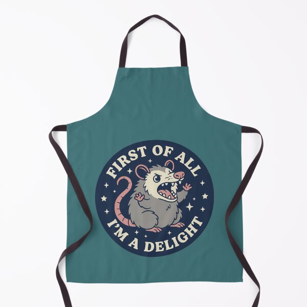 Item preview, First Of All I'M A Delight Funny Angry Possum designed and sold by Kaleighcormack.