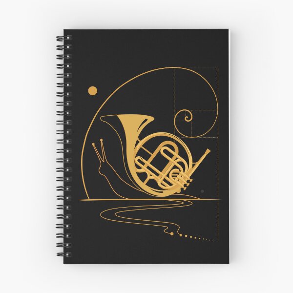 Item preview, Spiral Harmony | French Horn Snail | Black Minimalist Wall Art designed and sold by Studio pod Burom.