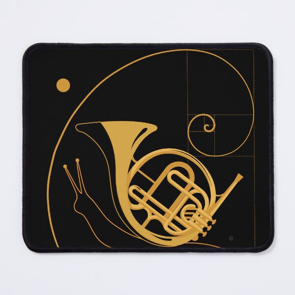 Item preview, Spiral Harmony | French Horn Snail | Black Minimalist Wall Art designed and sold by Studio pod Burom.