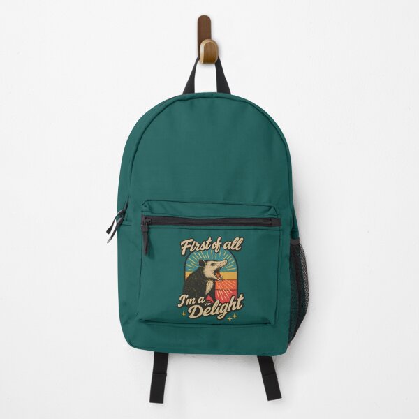 Item preview, First Of All Im A Delight Funny Screaming Possum Retro Design  designed and sold by Kaleighcormack.