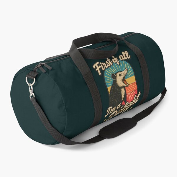 Item preview, First Of All Im A Delight Funny Screaming Possum Retro Design  designed and sold by Kaleighcormack.