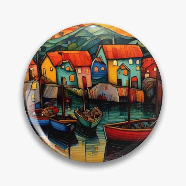Item preview, Coastal Hamlet  designed and sold by George Hutton Hunter.