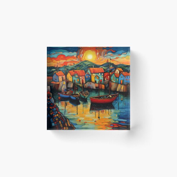 Item preview, Coastal Hamlet  designed and sold by George Hutton Hunter.