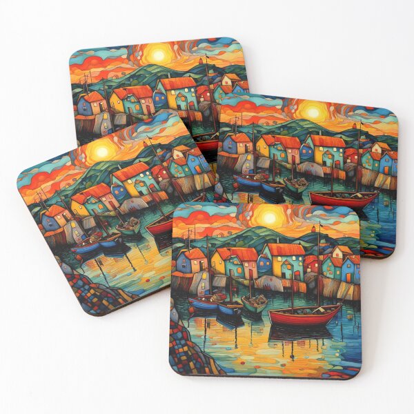 Item preview, Coastal Hamlet  designed and sold by George Hutton Hunter.
