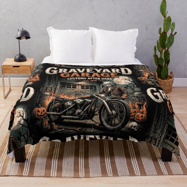 Item preview, Graveyard 500 Vintage Halloween Racing – Retro Skeleton Race Car designed and sold by BVNKGRAPH WORKS.