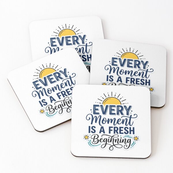 Item preview, Every Moment Is A Fresh Beginning Sunrise Inspirational Quote designed and sold by raedattia.
