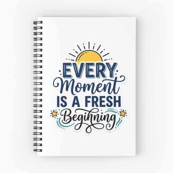 Item preview, Every Moment Is A Fresh Beginning Sunrise Inspirational Quote designed and sold by raedattia.