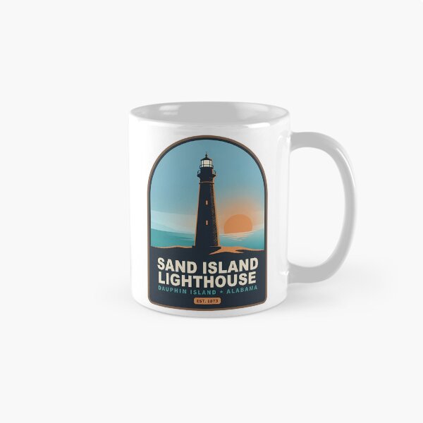Item preview, Sand Island Lighthouse Dauphin Island Alabama designed and sold by DetourDgn.
