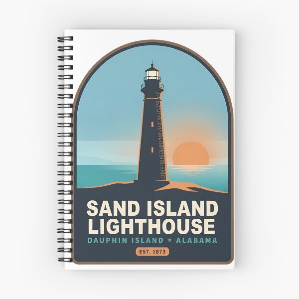 Item preview, Sand Island Lighthouse Dauphin Island Alabama designed and sold by DetourDgn.